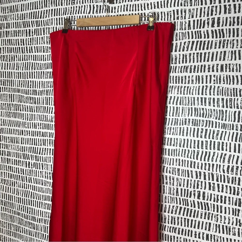 J. Crew Red A-Line Skirt